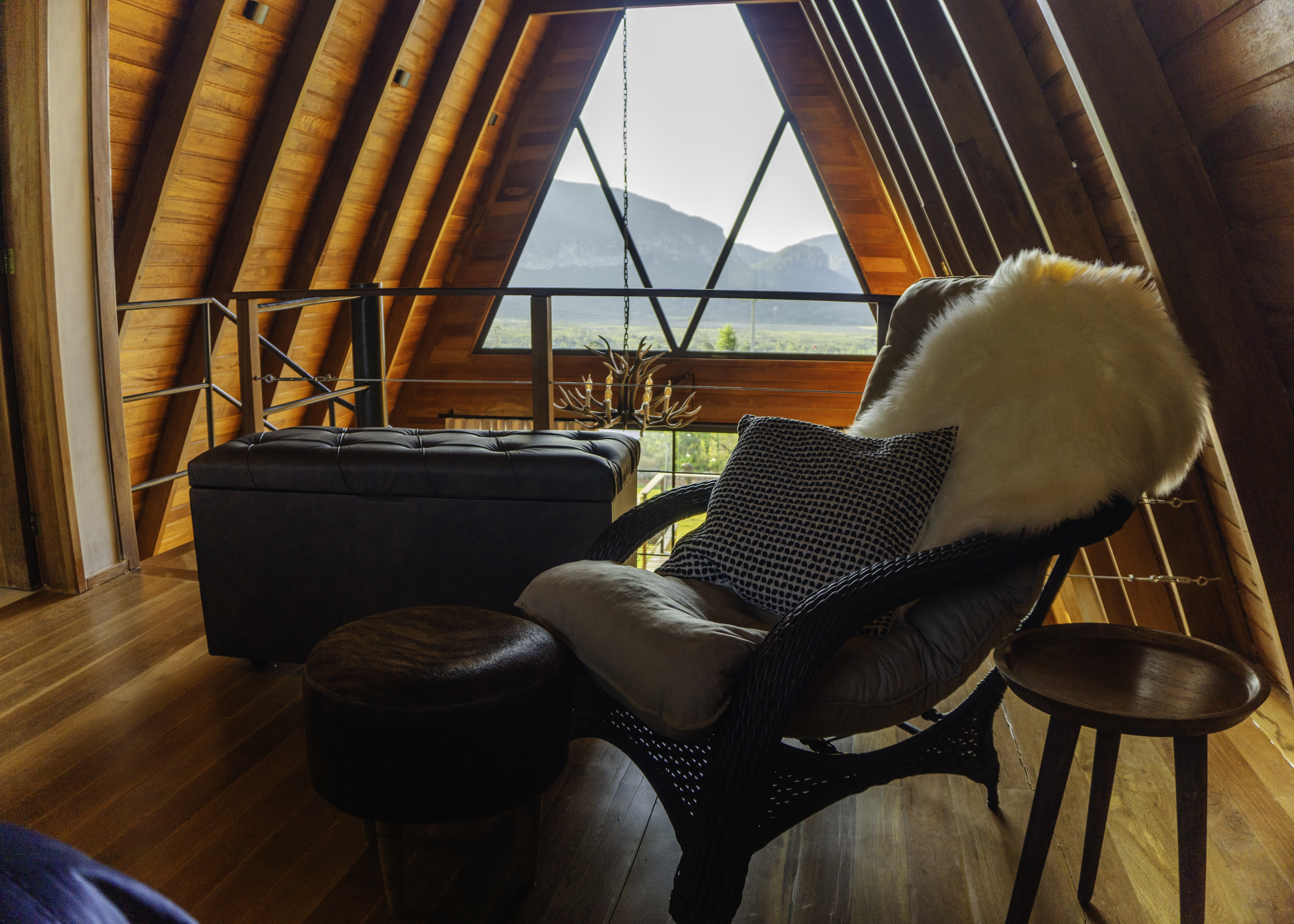 Pôr do sol na montanha